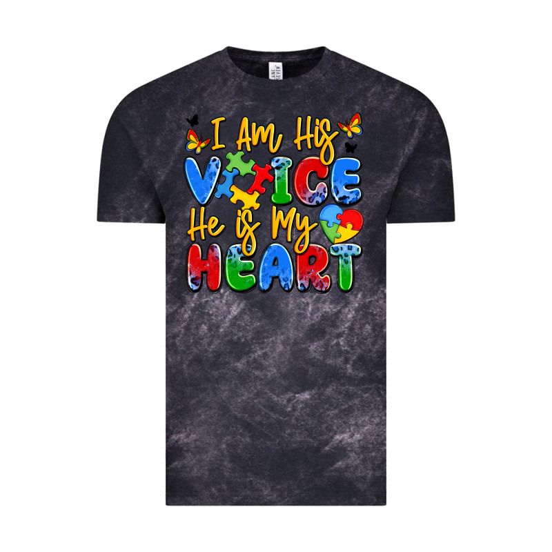 I Am His Voice He Is My Heart Vintage Tee by JahusDesignShop | Teevron