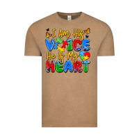 Vintage Coffee i am his voice he is my heart Vintage Tee - JahusDesignShop