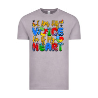 Vintage Zinc i am his voice he is my heart Vintage Tee - JahusDesignShop