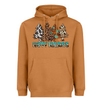 Meerkat Happy Holidays Trees Heavyweight Hoodie - MaliasSmallBusiness