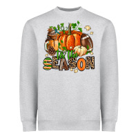 Heather Grey fall and american football tis the season Heavyweight Sweatshirt - AdoDesignShop