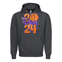 Smoke senior 2024 basketball Zipper Hoodie - MaliasSmallBusiness