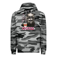Slate Camo coffee because murder is wrong grumpy cat Premium Hoodie - JahusDesignShop
