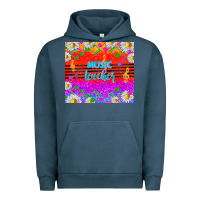 Pigment Midnight Navy rainbow music teacher Urban Hoodie - TumblerDesignByShophia