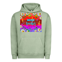 Pigment Oil Green rainbow music teacher Urban Hoodie - TumblerDesignByShophia
