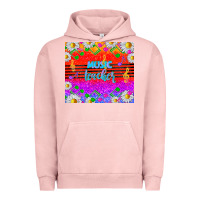 Pigment Salmon rainbow music teacher Urban Hoodie - TumblerDesignByShophia