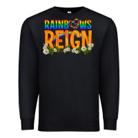 Black LGBTQ+ Rainbows Reign Premium Sweatshirt - BundleAndBundleShop