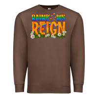 Chestnut LGBTQ+ Rainbows Reign Premium Sweatshirt - BundleAndBundleShop