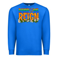 True Royal LGBTQ+ Rainbows Reign Premium Sweatshirt - BundleAndBundleShop