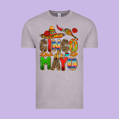 Cinco De Mayo Vintage Tee Designed By Adodesignshop