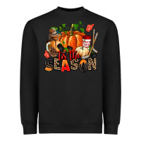 Black fall and  hockey  tis the season Heavyweight Sweatshirt - AdoDesignShop