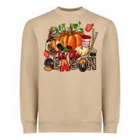 Fall And  Hockey  Tis The Season Heavyweight Sweatshirt | Teevron