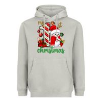 Moon Dust My 1st. Christmas with cute snowman Heavyweight Hoodie - NancyCooperArtShop