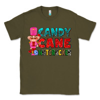 Army Green candy cane and pink nutcracker ado Classic Tee - AdoDesignShop
