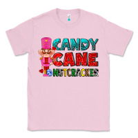 Bubblegum Pink candy cane and pink nutcracker ado Classic Tee - AdoDesignShop