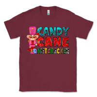 Burgundy candy cane and pink nutcracker ado Classic Tee - AdoDesignShop