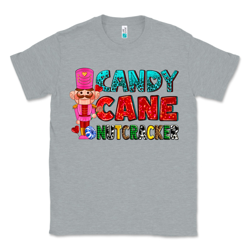 Candy Cane And Pink Nutcracker Ado Classic Tee by AdoDesignShop | Teevron
