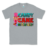Heather Grey candy cane and pink nutcracker ado Classic Tee - AdoDesignShop