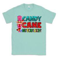 Seafoam candy cane and pink nutcracker ado Classic Tee - AdoDesignShop