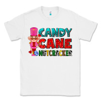 White candy cane and pink nutcracker ado Classic Tee - AdoDesignShop