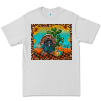 Dove Grey Western Fall Thanksgiving Turkey Premium Tee - RanaPortraitStore