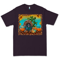 Plum Western Fall Thanksgiving Turkey Premium Tee - RanaPortraitStore