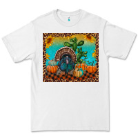 White Western Fall Thanksgiving Turkey Premium Tee - RanaPortraitStore