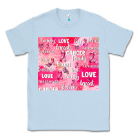 Dusty Blue breast cancer awareness pink Classic Tee - AdoDesignShop