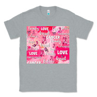 Heather Grey breast cancer awareness pink Classic Tee - AdoDesignShop