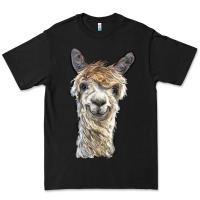 Black alpaca Premium Tee - BarkalooDesign
