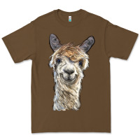 Cacao alpaca Premium Tee - BarkalooDesign