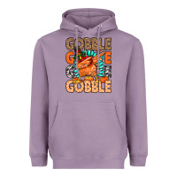 Lavender Gobble Gobble Gobble Heavyweight Hoodie - MaliasSmallBusiness