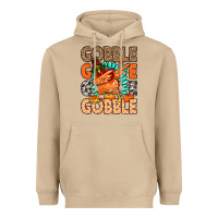 Mushroom Gobble Gobble Gobble Heavyweight Hoodie - MaliasSmallBusiness