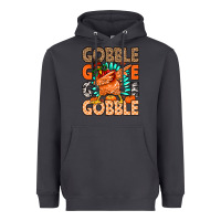 Smoke Gobble Gobble Gobble Heavyweight Hoodie - MaliasSmallBusiness