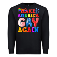 Black Make America Gay Again Premium Sweatshirt - BundleAndBundleShop