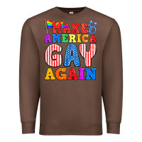 Chestnut Make America Gay Again Premium Sweatshirt - BundleAndBundleShop