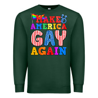 Sports Green Make America Gay Again Premium Sweatshirt - BundleAndBundleShop