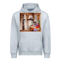 Heather Grey never retring from reading Urban Hoodie - TumblerDesignByShophia