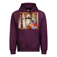 Mauve Wine never retring from reading Urban Hoodie - TumblerDesignByShophia