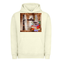 Pigment Pistachio never retring from reading Urban Hoodie - TumblerDesignByShophia