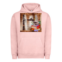 Pigment Salmon never retring from reading Urban Hoodie - TumblerDesignByShophia