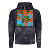 Cloud Black funny frogs seamless pattern Vintage Hoodie - HRA Design Shop