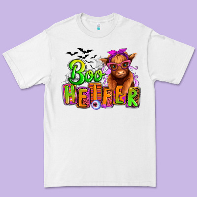 Premium Tee Boo Heifer baby Cow