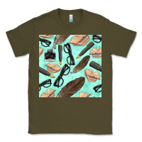 Army Green literature seamless pattern Classic Tee - BundleAndBundleShop
