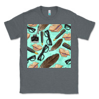 Charcoal Heather literature seamless pattern Classic Tee - BundleAndBundleShop