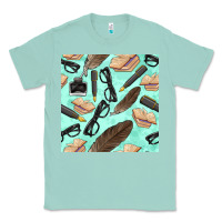 Seafoam literature seamless pattern Classic Tee - BundleAndBundleShop