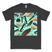 Smoke literature seamless pattern Classic Tee - BundleAndBundleShop