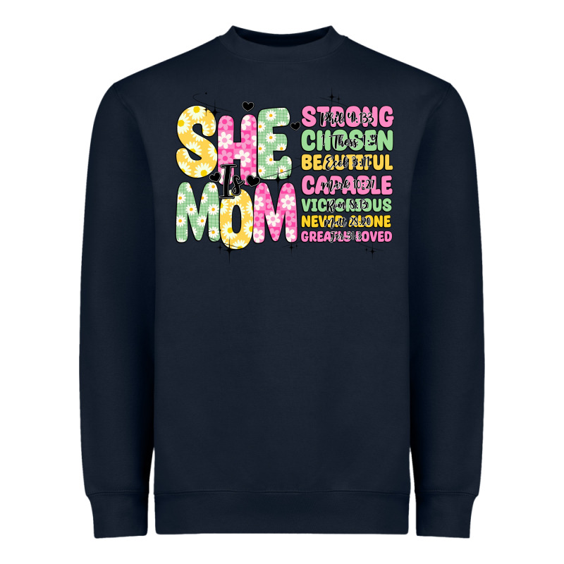 She Is Mom Heavyweight Sweatshirt by JahusDesignShop | Teevron