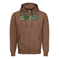 Chestnut god says i am patrick's day Zipper Hoodie - MaliasSmallBusiness