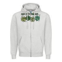 God Says I Am Patrick's Day Zipper Hoodie | Teevron
